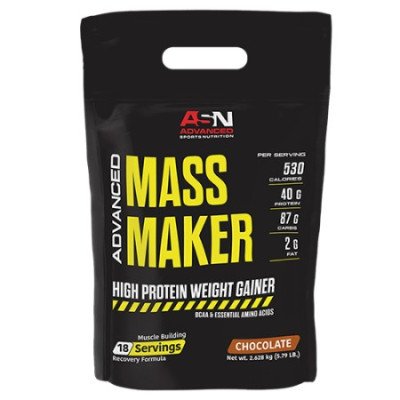 ASN Advanced Mass Maker High Protein Weight Gainer – Chocolate – 18 Servings